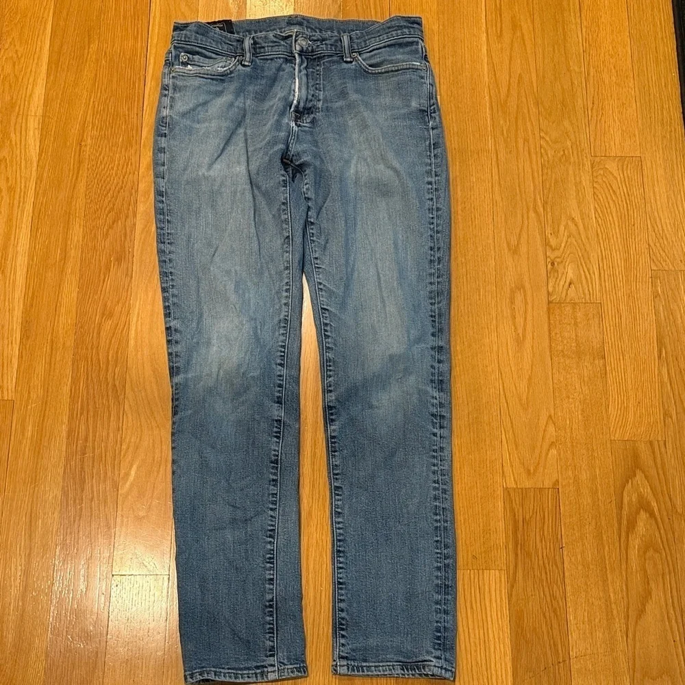 Abercrombie & Fitch Denim Rustin athletic sim jeans size 30w 32l .